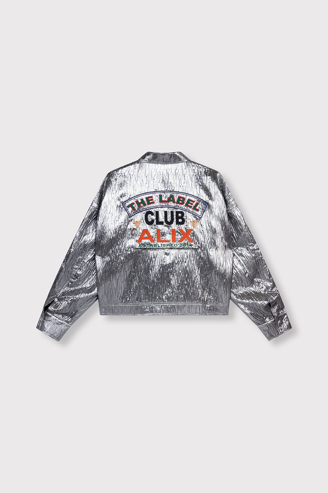 Alix The Label - SILVER ARTWORK JACKET-achteraanzicht