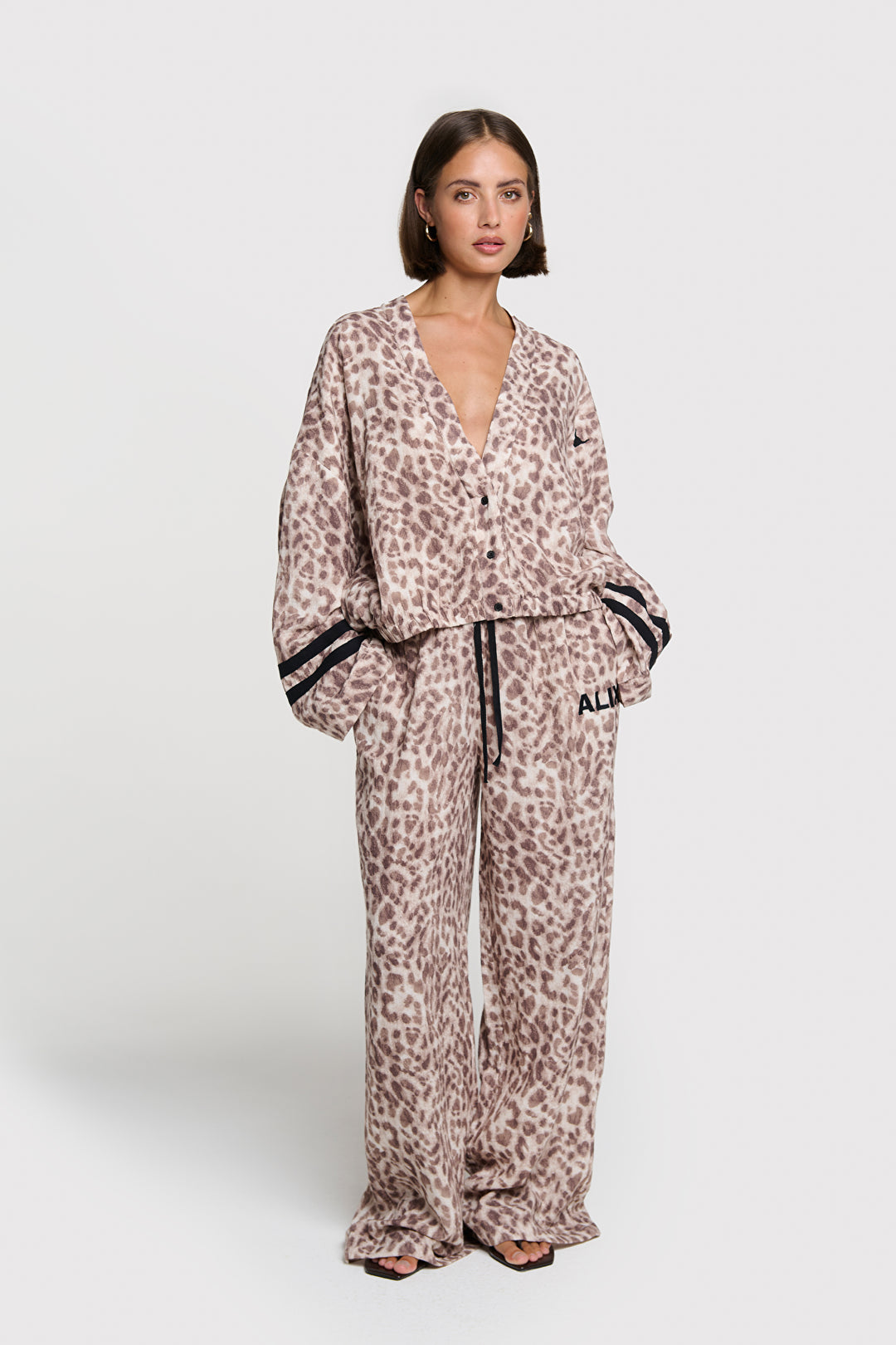 Alix The Label - SPORTY ANIMAL PANTS-vooraanzicht