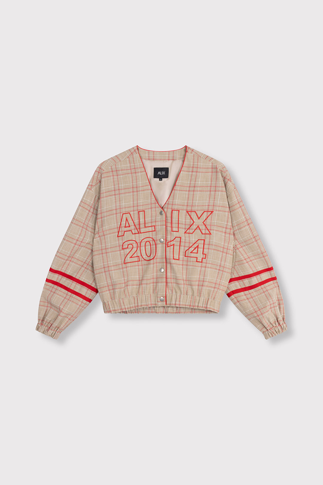 Alix The Label - SPORTY CHECK BOMBER-packshot
