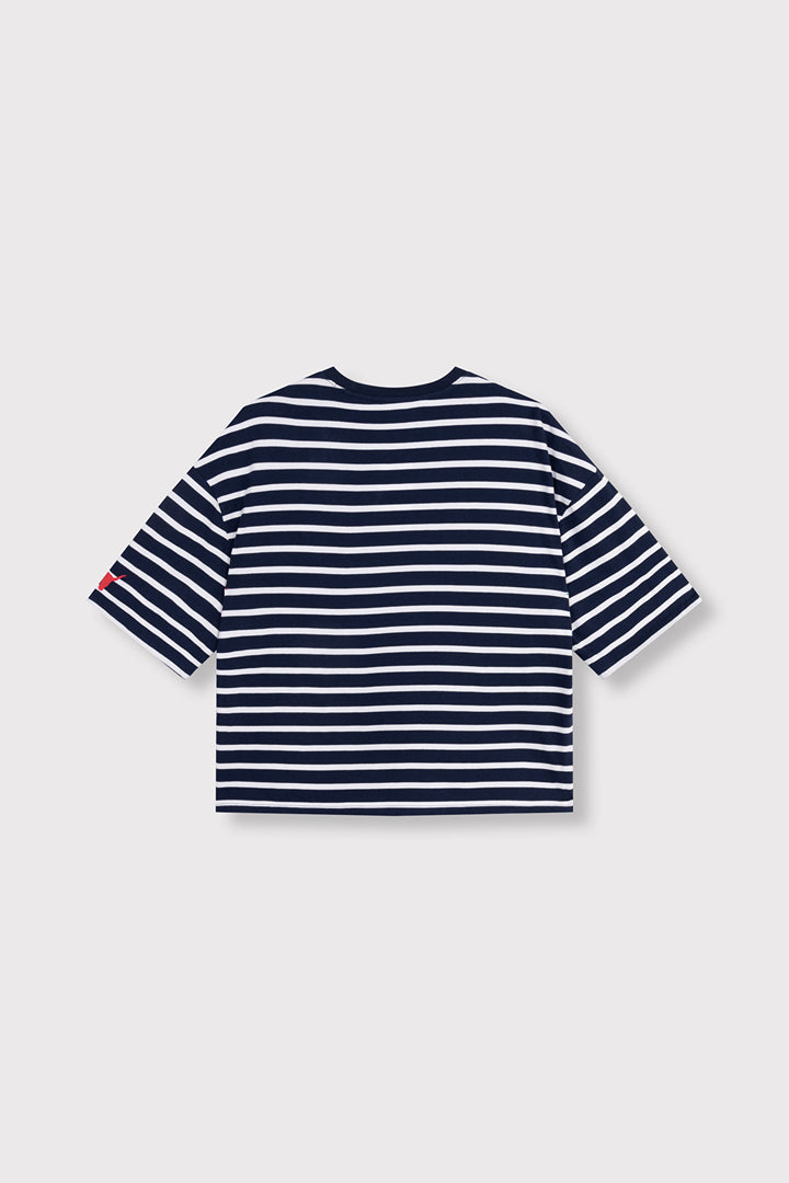 Alix The Label - STRIPE T-SHIRT-packshot achter
