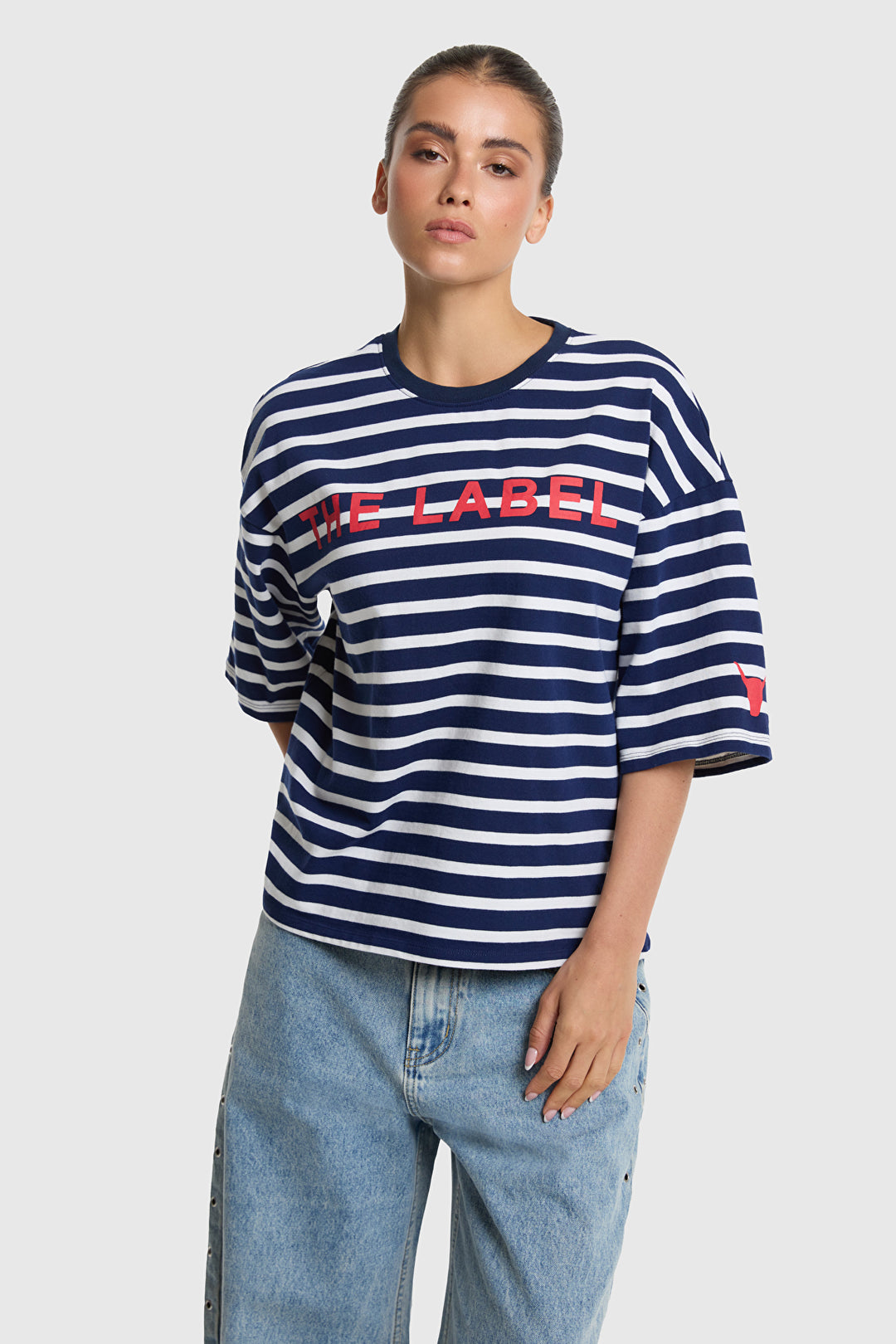 Alix The Label - STRIPE T-SHIRT-vooraanzicht