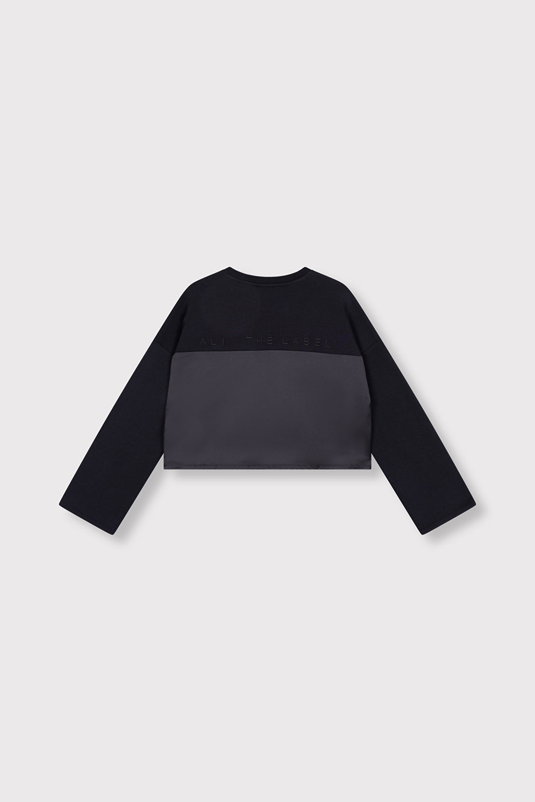 Alix The Label - Satin Mix Sweater-packshot achter