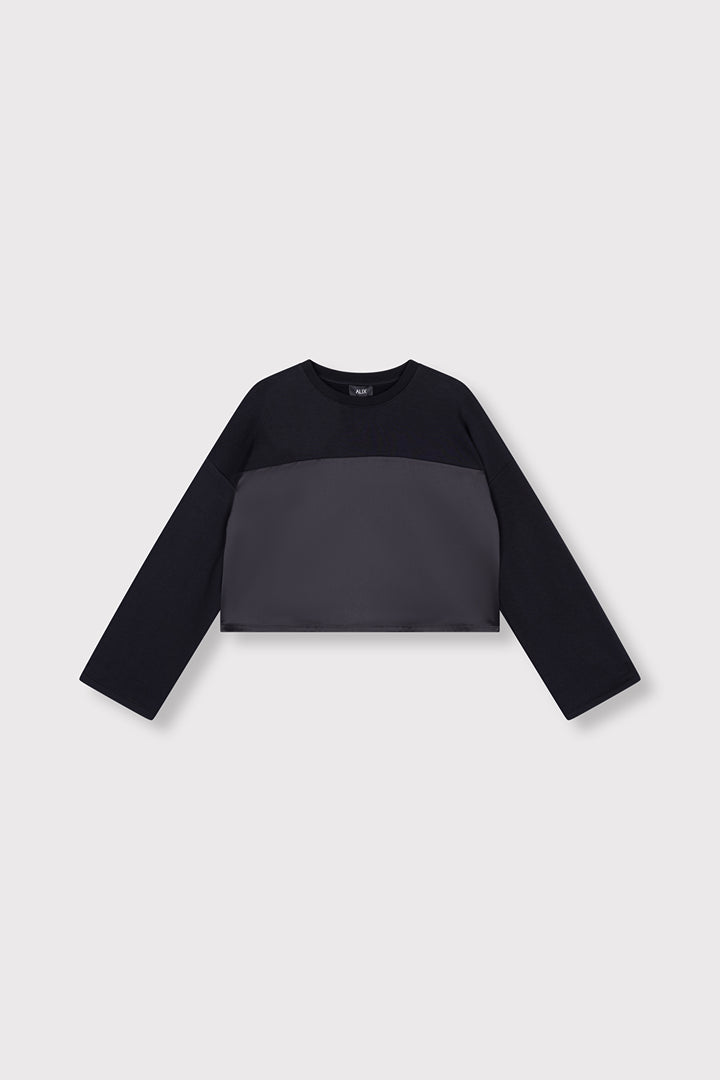 Alix The Label - Satin Mix Sweater -packshot