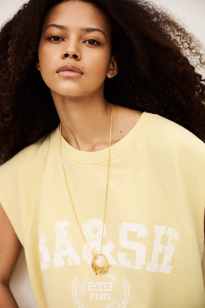 Ba&sh - BEATA sleeveless sweatshirt-detailfoto opdruk