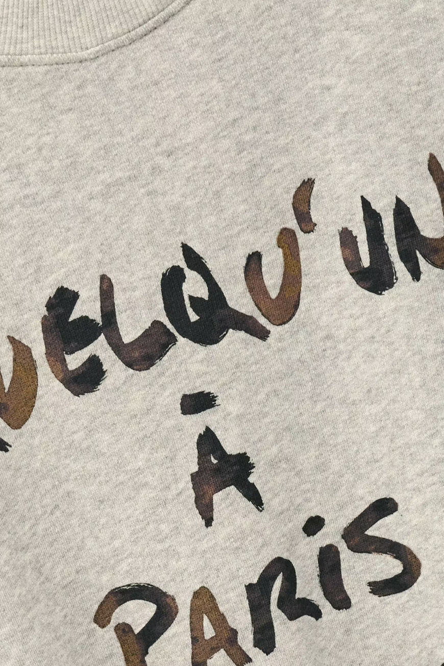 Ba&sh - BRICE sweat met lange mouwen-detailftoto tekst