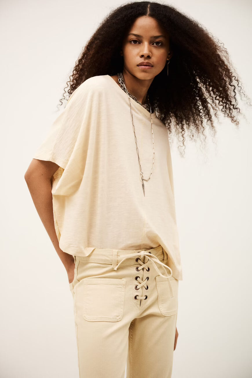 Ba&sh - CACIA cape t-shirt-zijkant