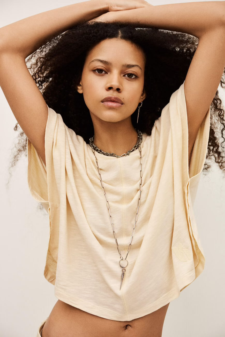 Ba&sh - CACIA cape t-shirt-voorzijde