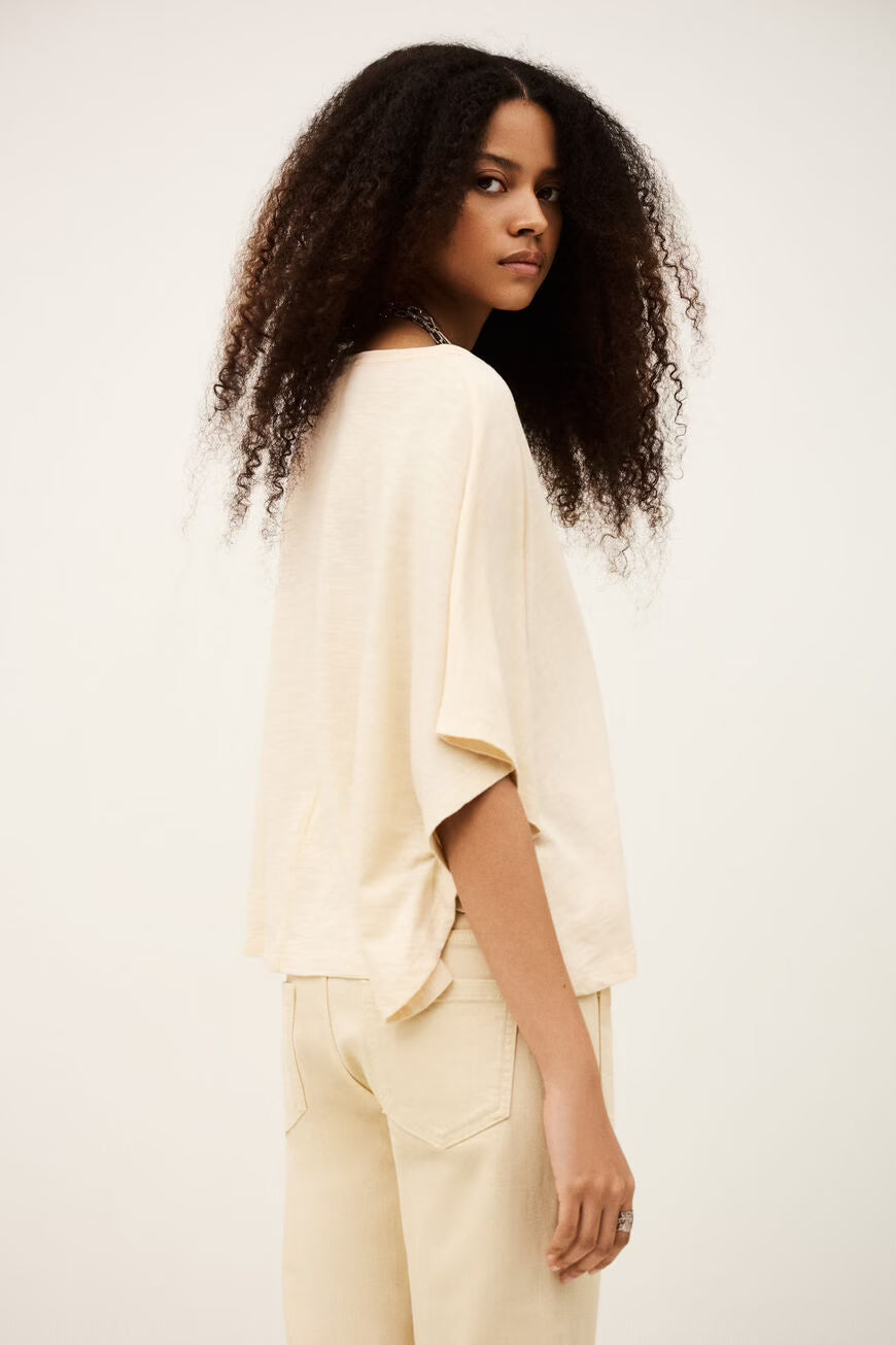 Ba&sh - CACIA cape t-shirt-zijaanzicht