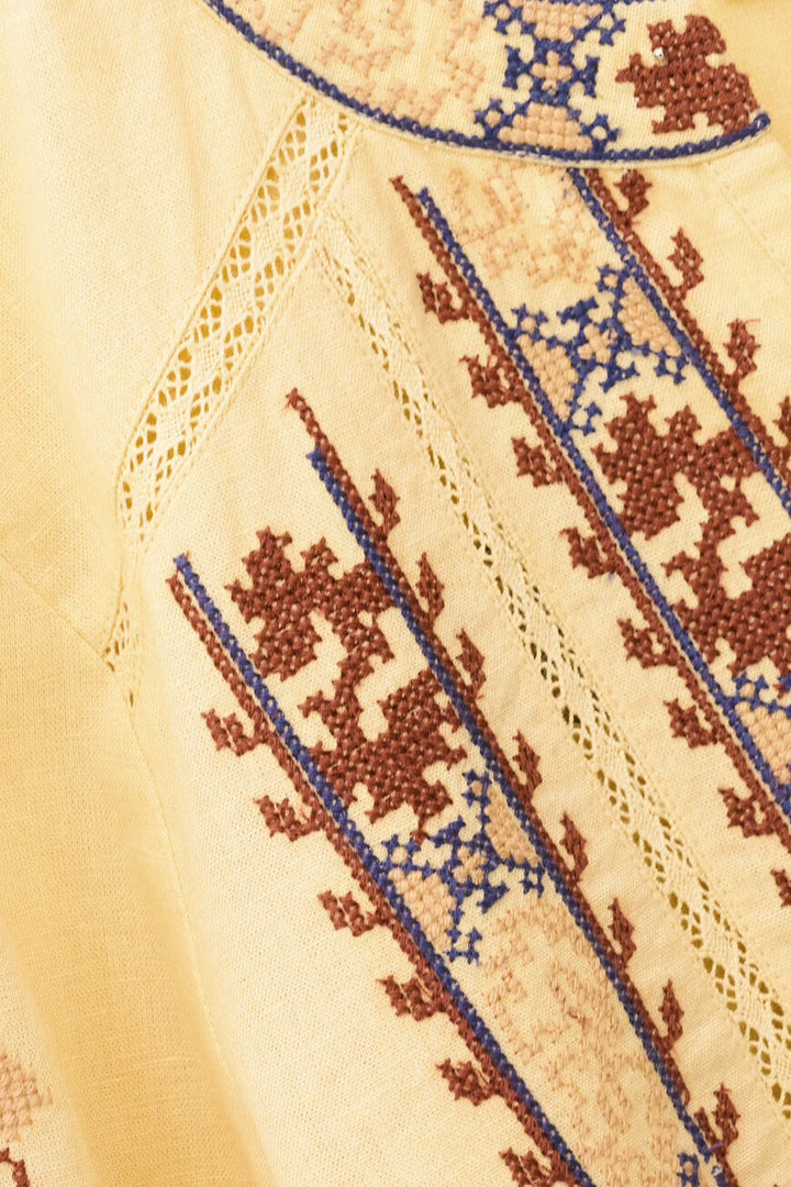 Ba&sh - FAUSTINA geborduurde blouse met mouwen-detailfoto