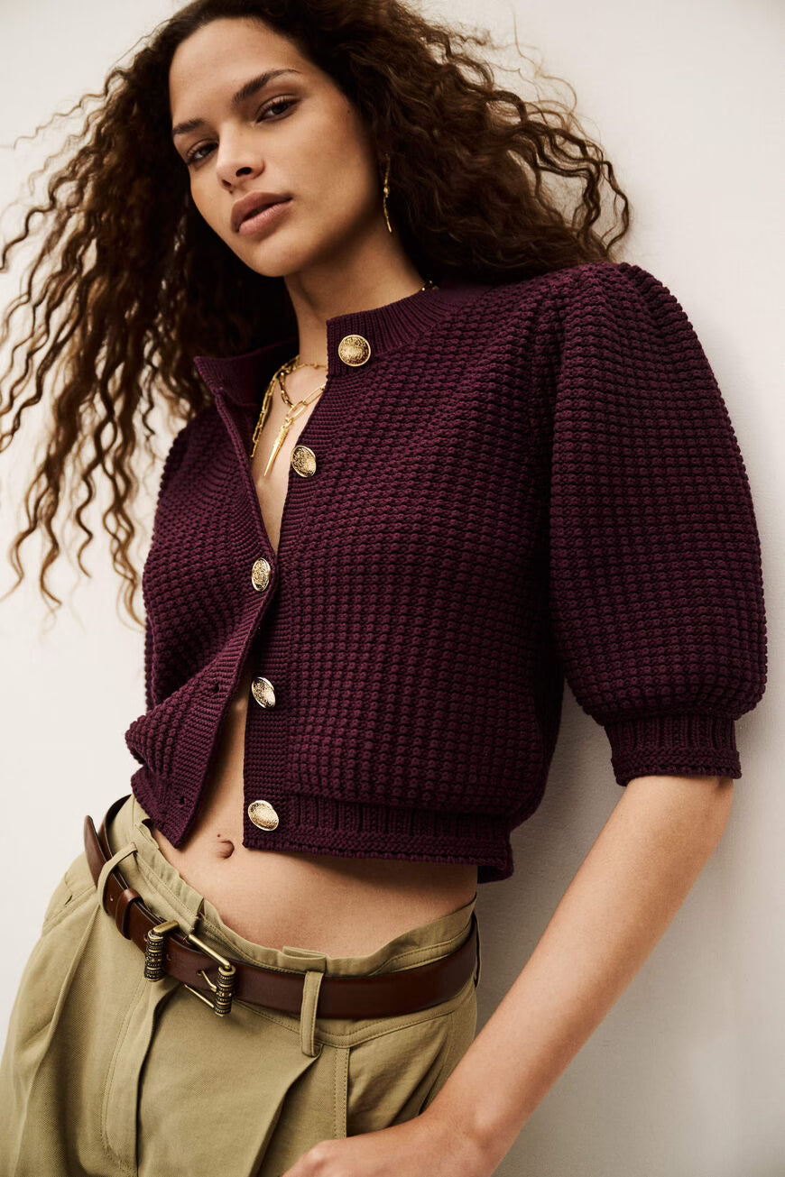 Ba&sh - GARANCE buttoned cardigan-foto afwerking