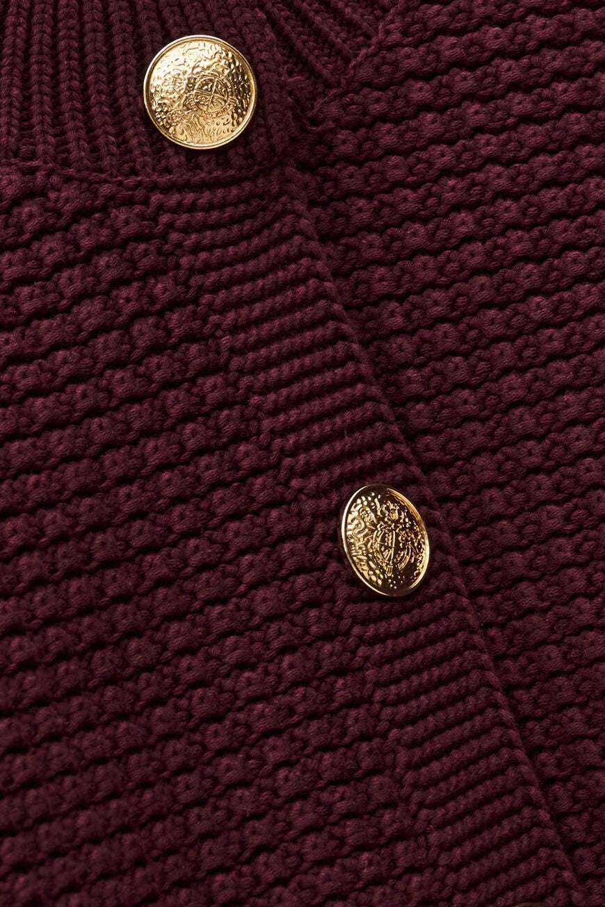 Ba&sh - GARANCE buttoned cardigan- detailfoto structuur