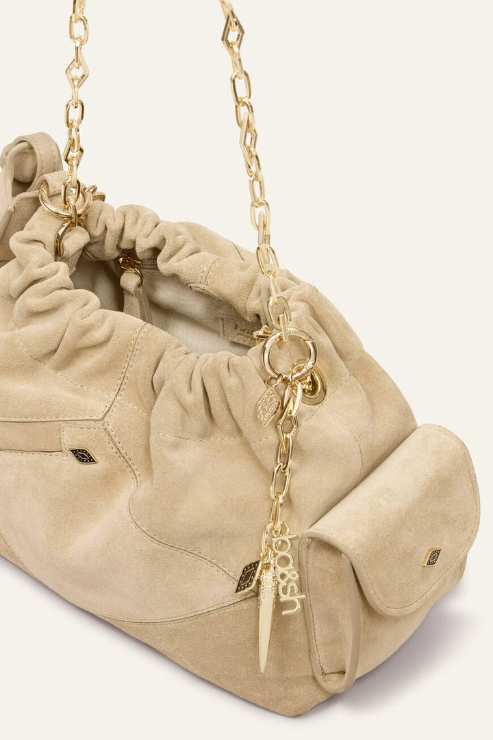 Ba&sh - JUNE mini suède tas-bovenaanzicht