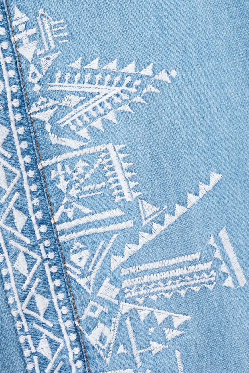 Ba&sh - LAURA denim overhemd-detailfoto