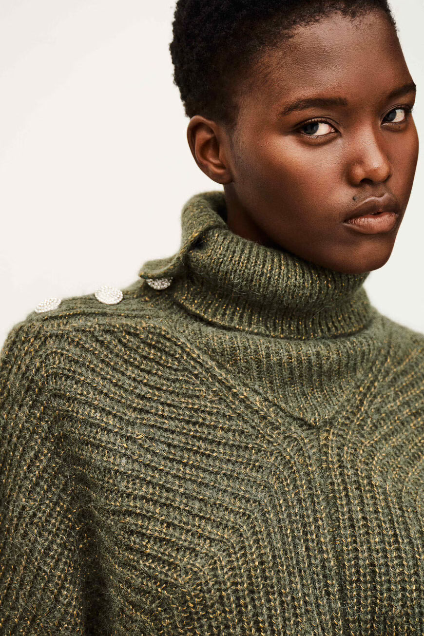 Ba&sh - ROUMANE jumper-detailfoto stof