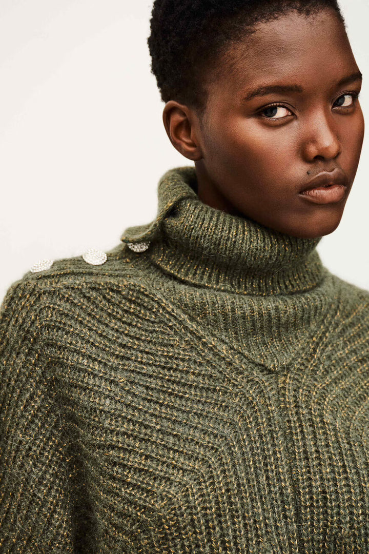 Ba&sh - ROUMANE jumper-detailfoto stof