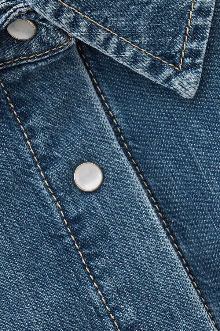 Ba&sh - YOYO denim overhemd-detailfoto