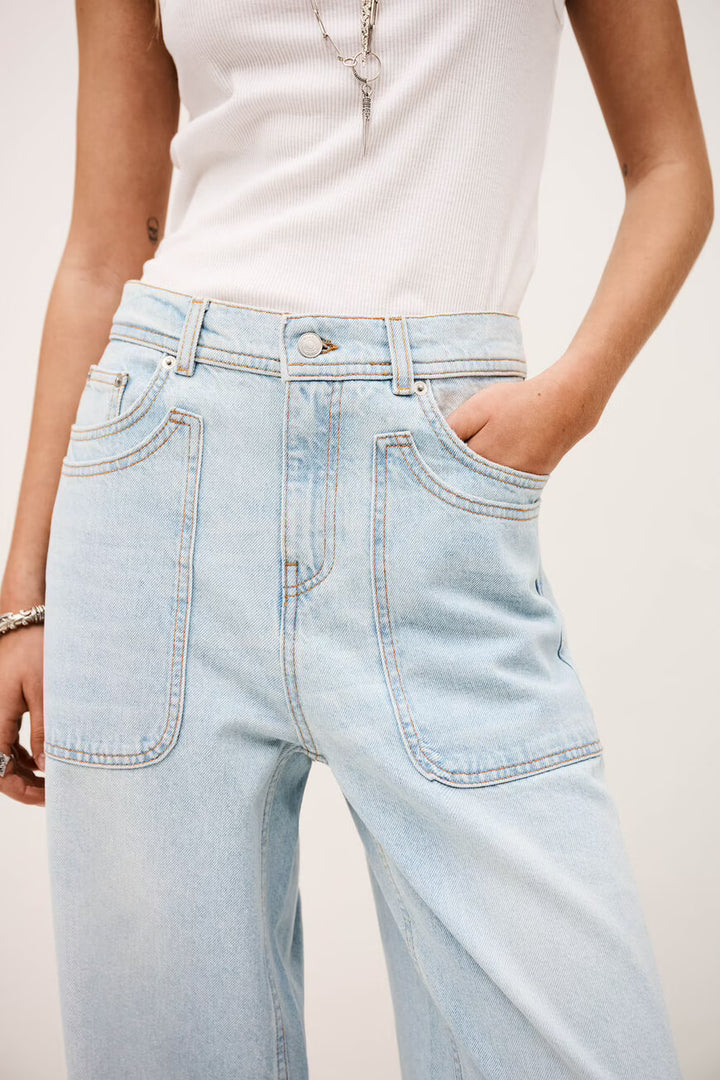 Ba&sh - ZOEL jeans-detailfoto voorzakken 
