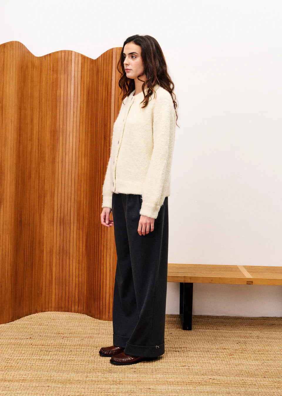 FRNCH - Selkirk Cardigan Creme