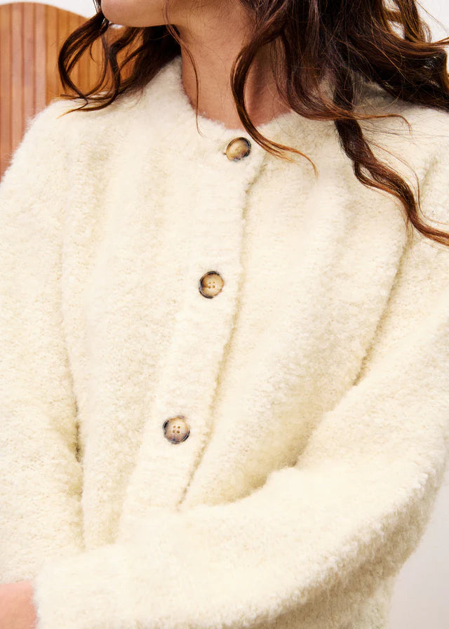 FRNCH - Selkirk Cardigan Creme