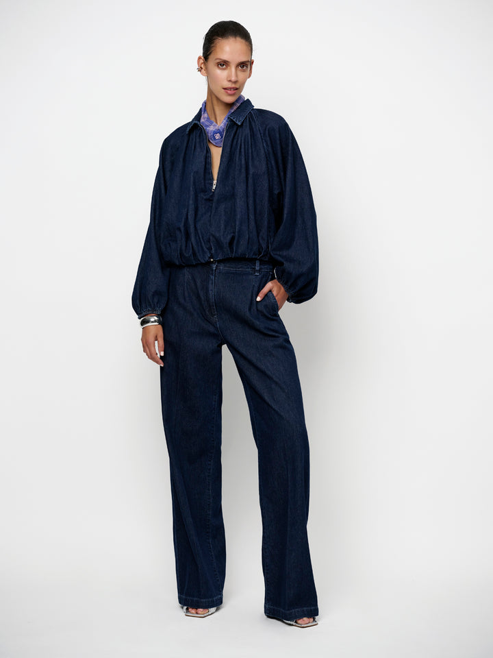 Dante6 - Balloon denim jacket-vooraanzicht