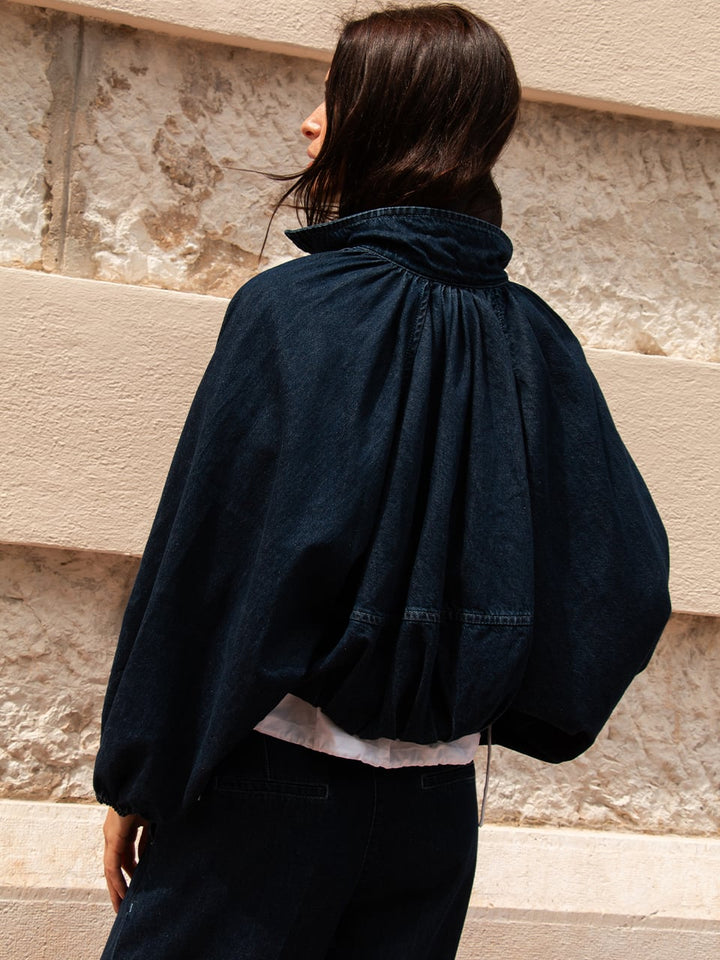 Dante6 - Balloon denim jacket-achteraanzicht