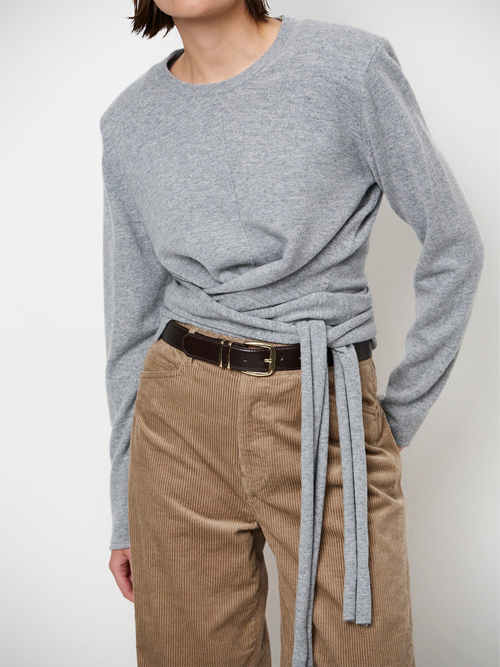 Dante6 - Benyo knitted wrap top-voorzijde