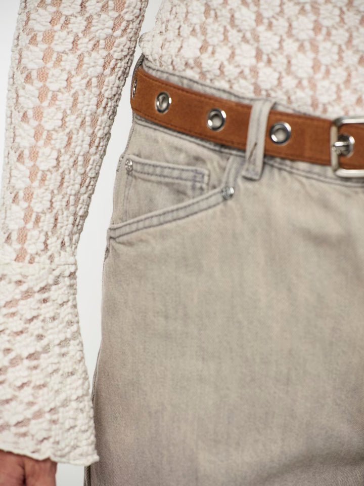 Dante6 - Brave barrel leg jeans-detailfoto zak voorkant