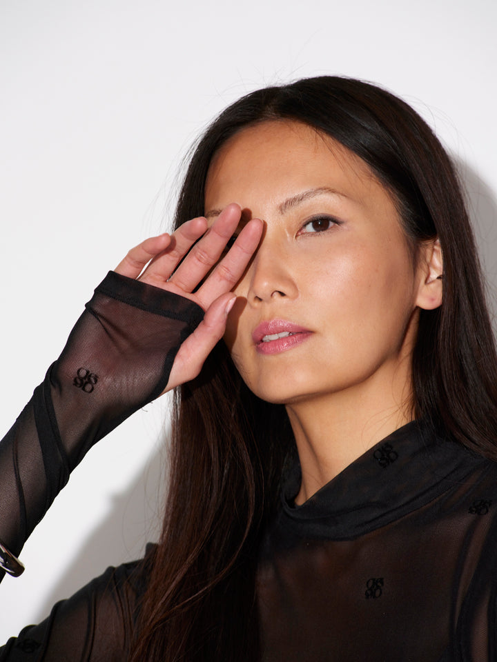 Dante6 - Circe Flock Top- detailfoto mouw