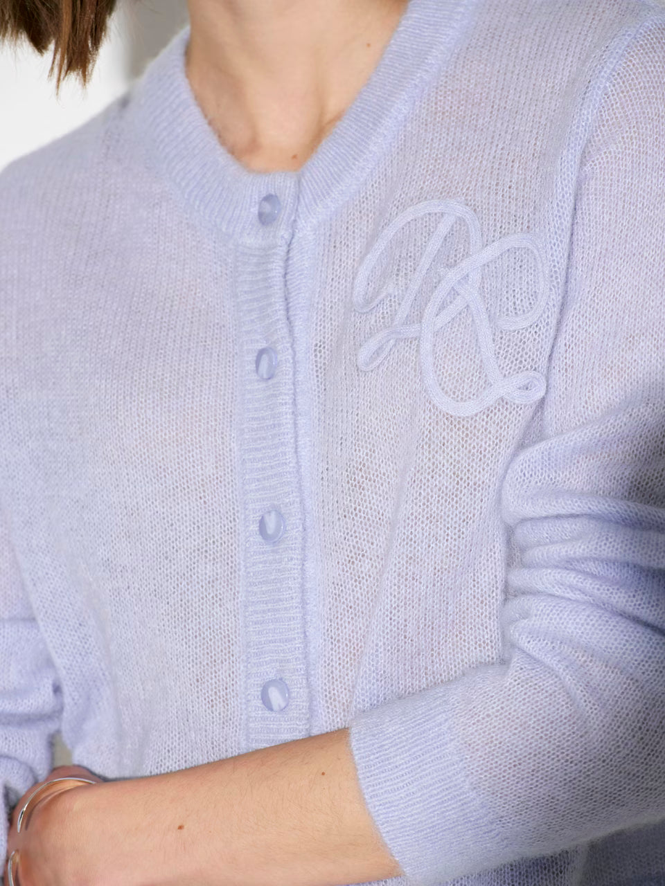 Dante6 - Erin monogram cardigan-detailfoto
