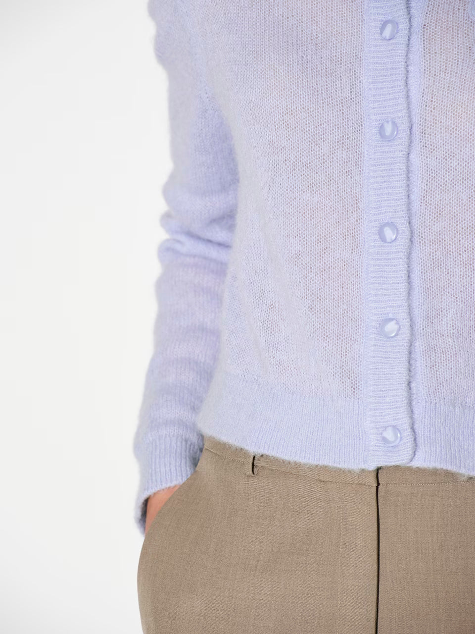 Dante6 - Erin monogram cardigan-detailfoto stof