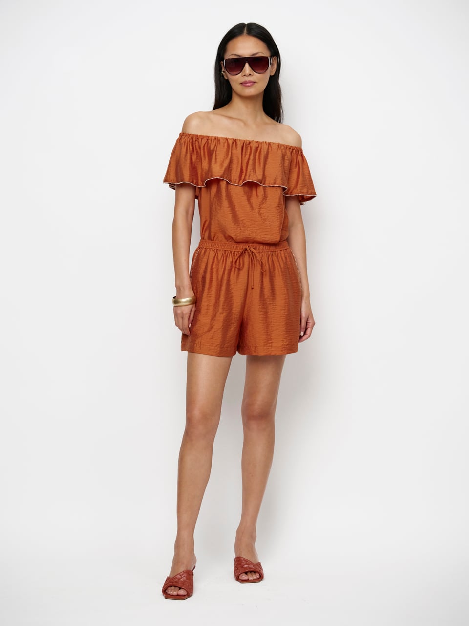 Dante6 - Ezai Embellished Shorts-vooraanzicht