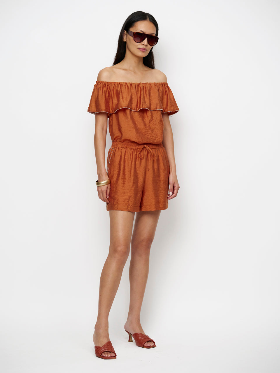 Dante6 - Ezai Embellished Shorts-voorzijde