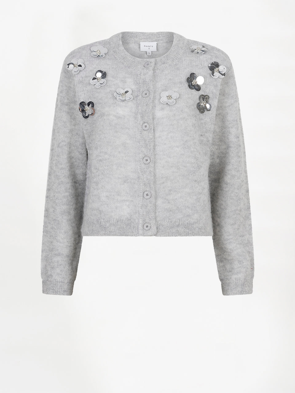 Dante6 - Fawn sequin cardigan-packshot