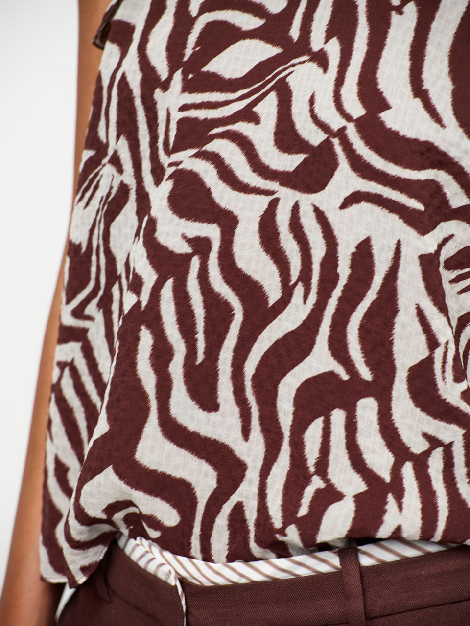 Dante6 - Galilee printed halter top-detailfoto print