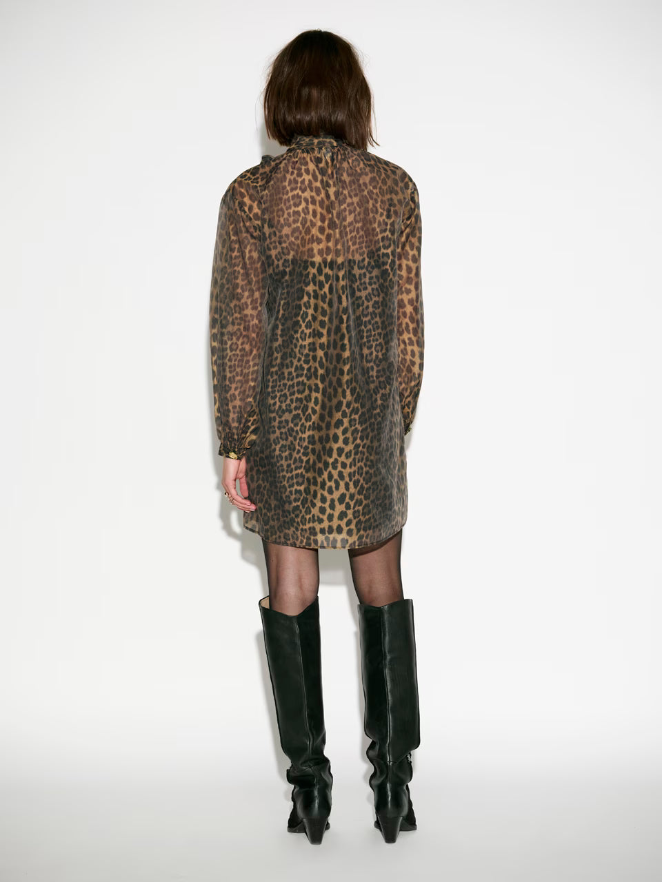 Dante6 - Leigh Leopard Dress-achteraanzicht