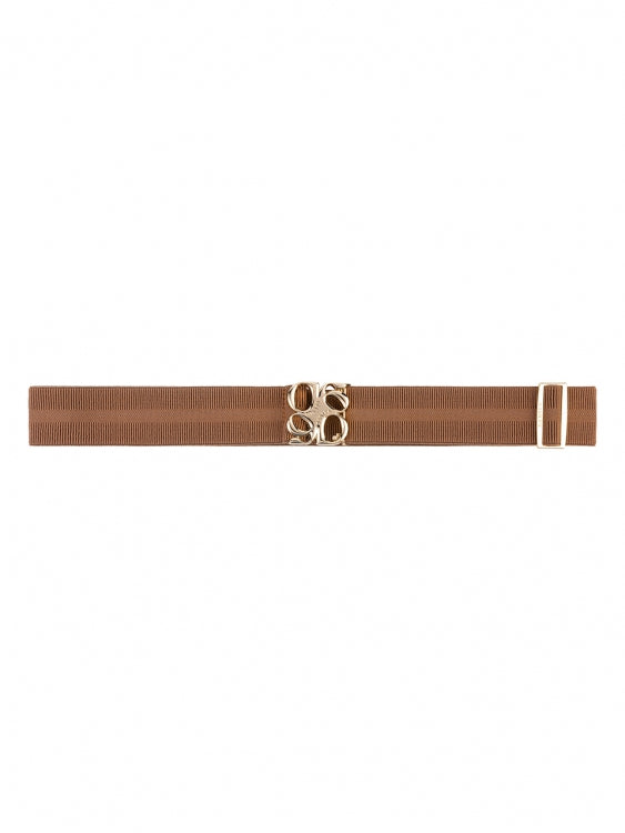 Dante6 - Motif Logo Tape Belt-packshot camel