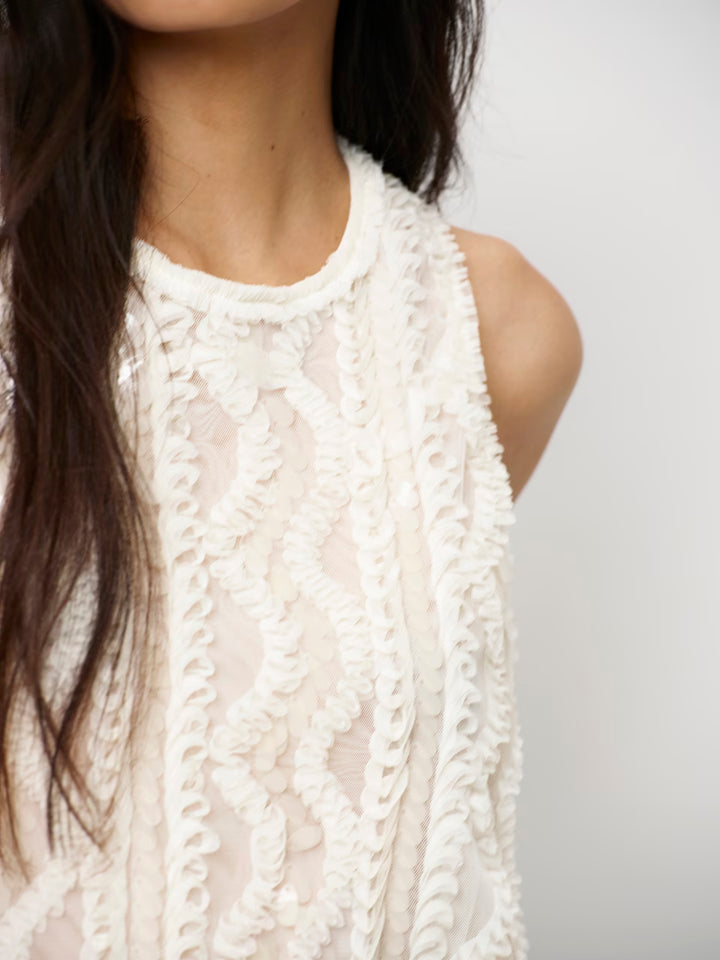 Dante6 - Noi Sequins Tanktop-detailfoto stof