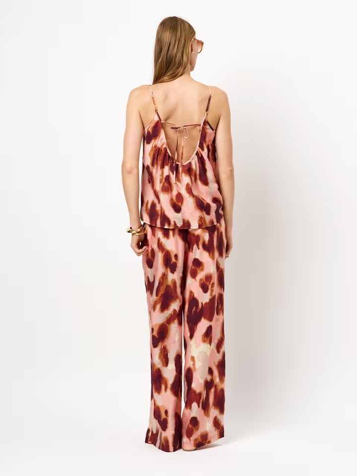 Dante6 - Noldy Print Relaxed Pants-achteraanzicht