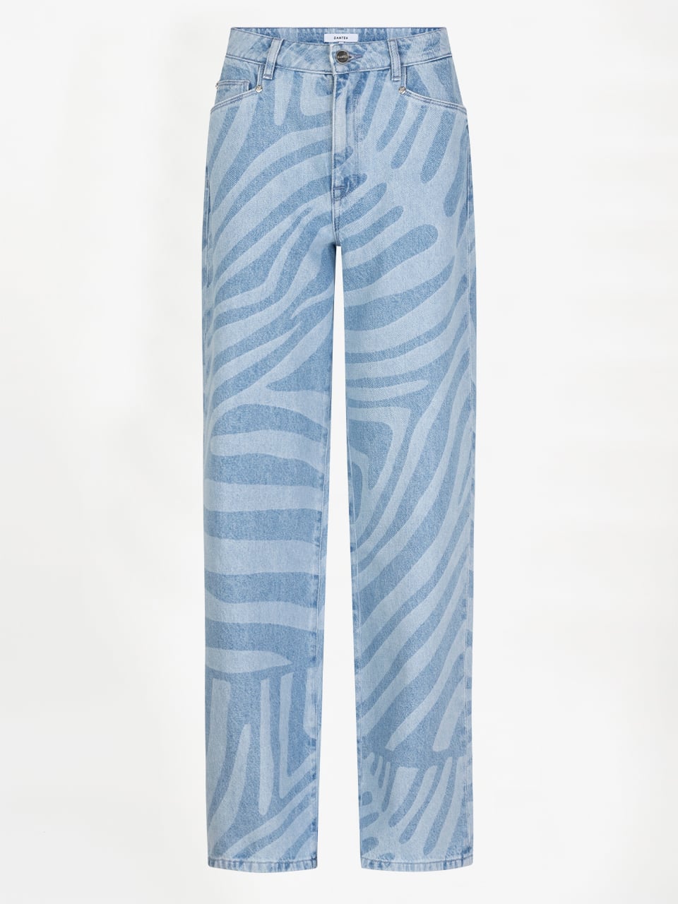 Dante6 - Nuit wide leg printed jeans-packshot