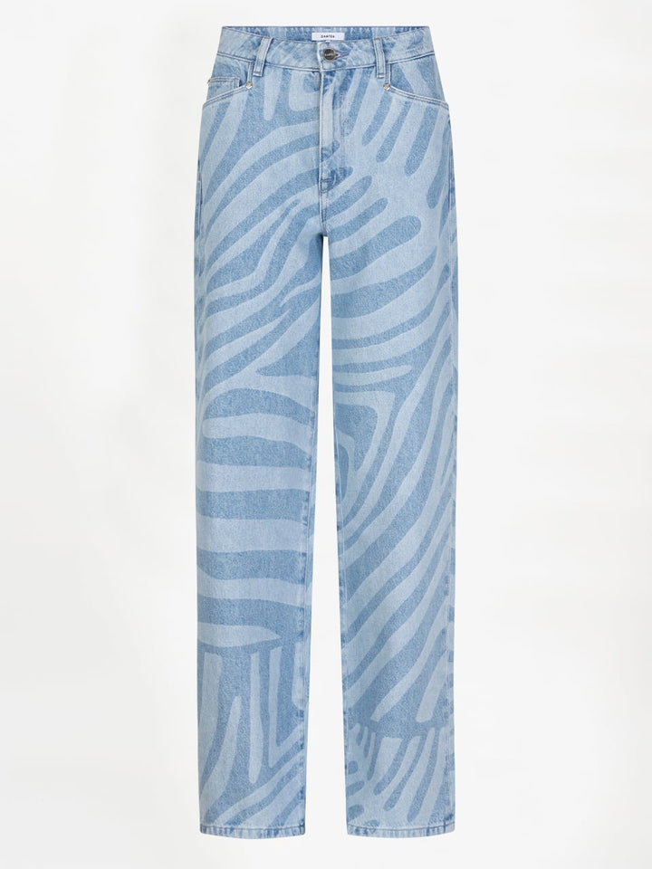 Dante6 - Nuit wide leg printed jeans-packshot