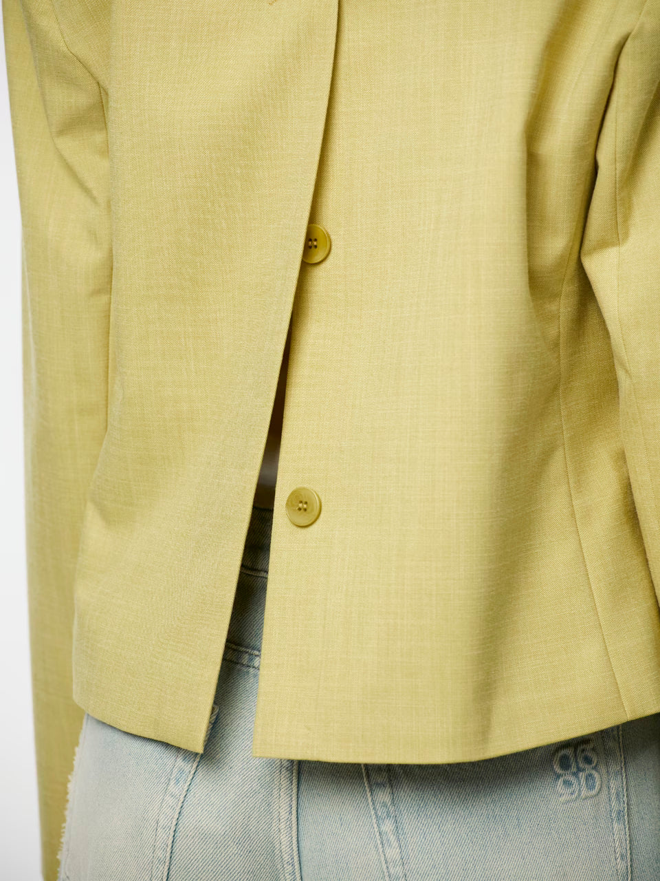 Dante6 - Reyes relaxed fit cropped blazer-detailfoto achterzijde