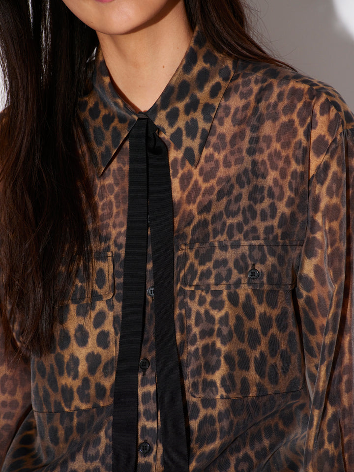 Dante6 - Rique Leopard Shirt-detailfoto print