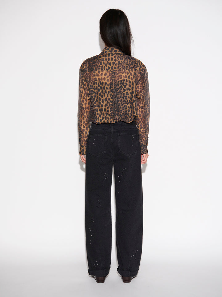 Dante6 - Rique Leopard Shirt-achteraanzicht