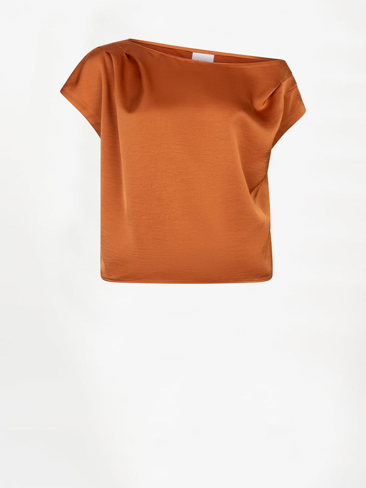 Dante6 - Roam Satin Drapey Top-packshot