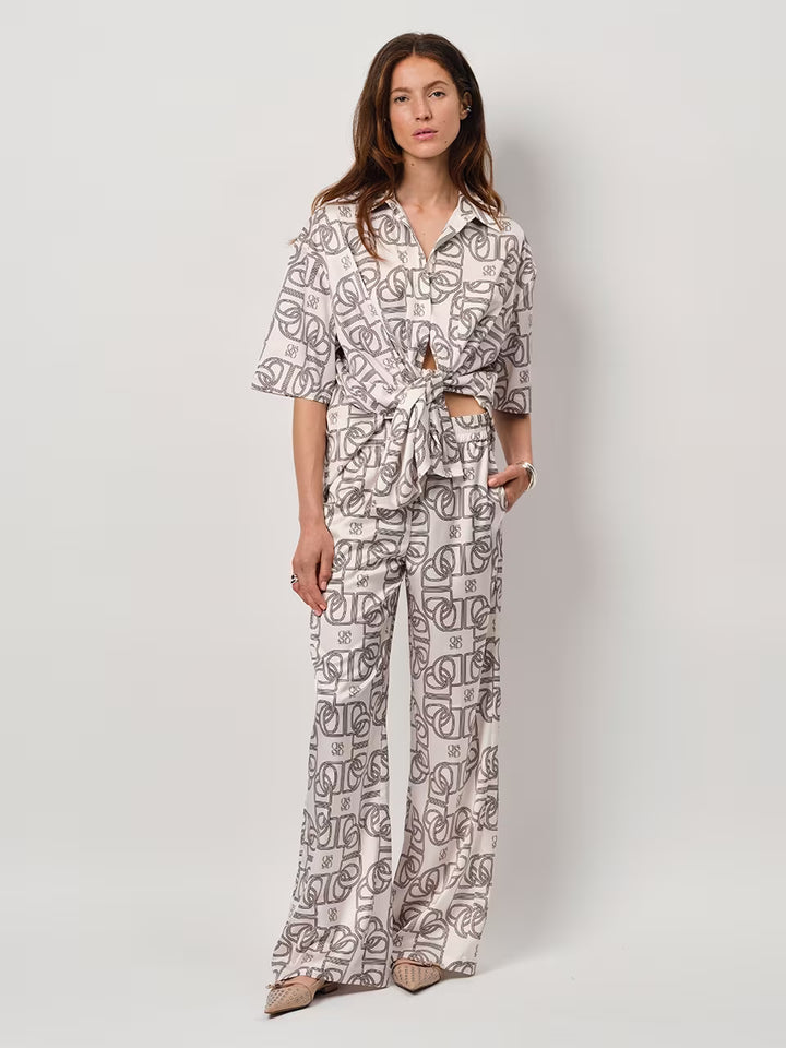 Dante6 - Teo Monogram Broek-vooraanzicht