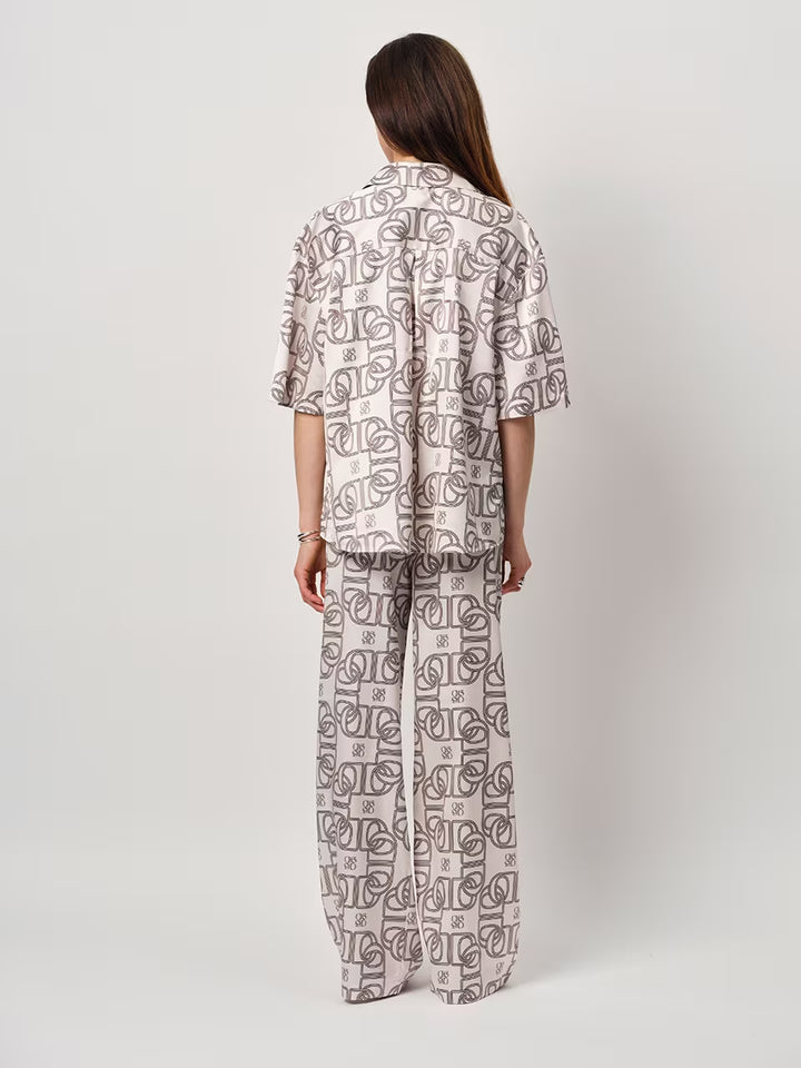 Dante6 - Teo Monogram Broek-achteraanzicht