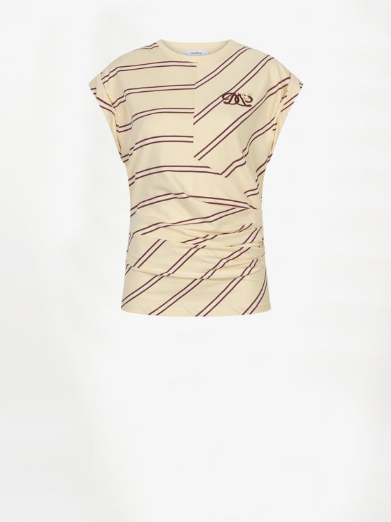 Dante6 - Vesna constructed stripe t-shirt-packshot