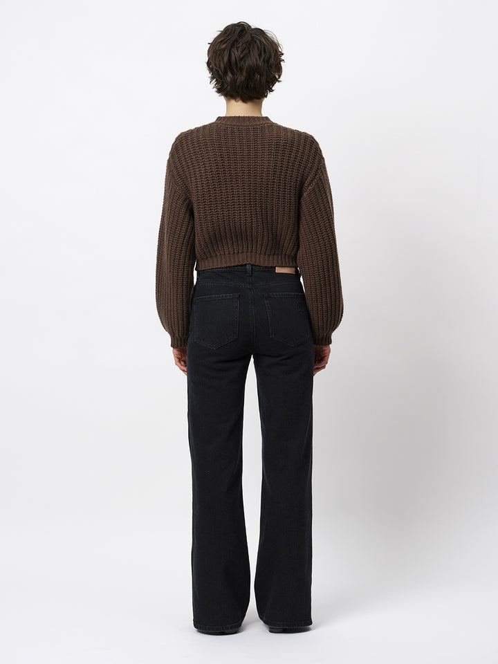 Dante6 - Zinnia chunky wool cardigan-achteraanzicht