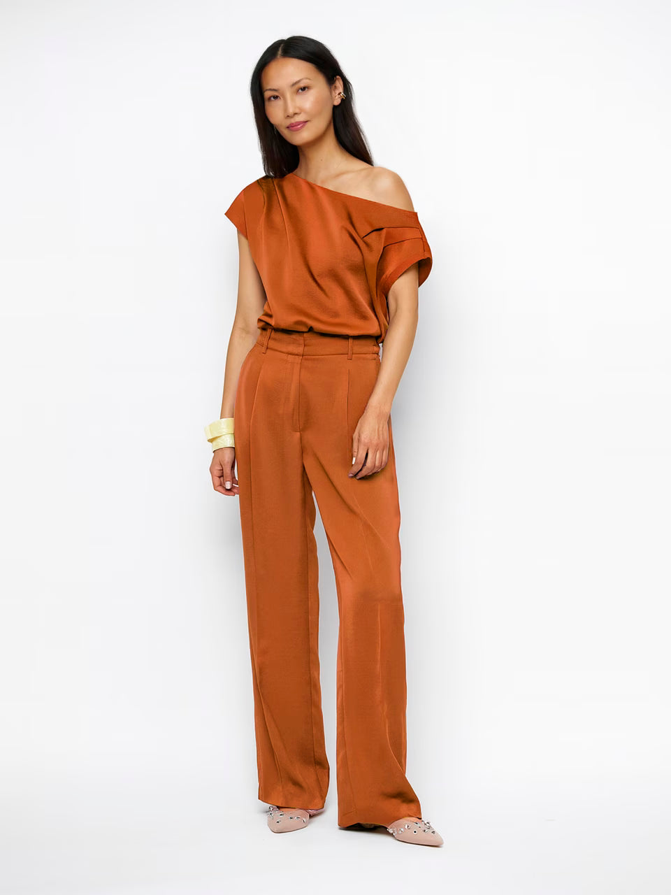 Dante6 - jules satin pants-vooraanzicht