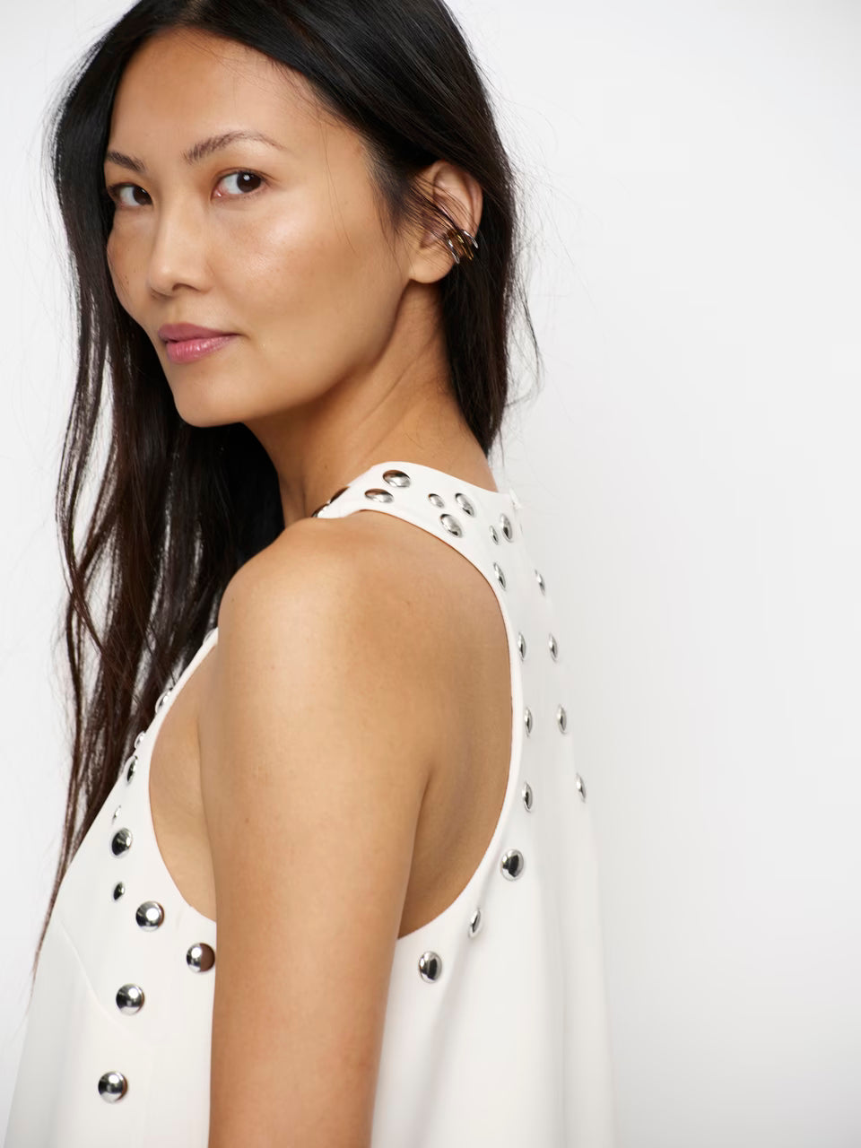 Dante6 - sari studded tanktop-zijaanzicht